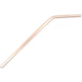 Stainless Steel Straw Rose Gold 6mm - Bent