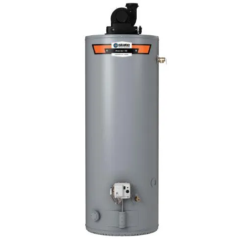 State Proline XE Power Vent Series 50 Gallon Capacity 40,000 BTU Heating Input Short Gas Water Heater