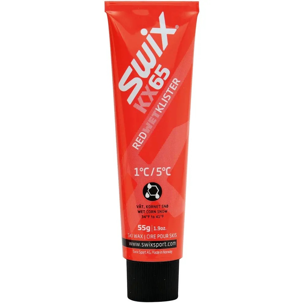 Swix Klister - KX65 Red ( 5 to  1C) | 55g