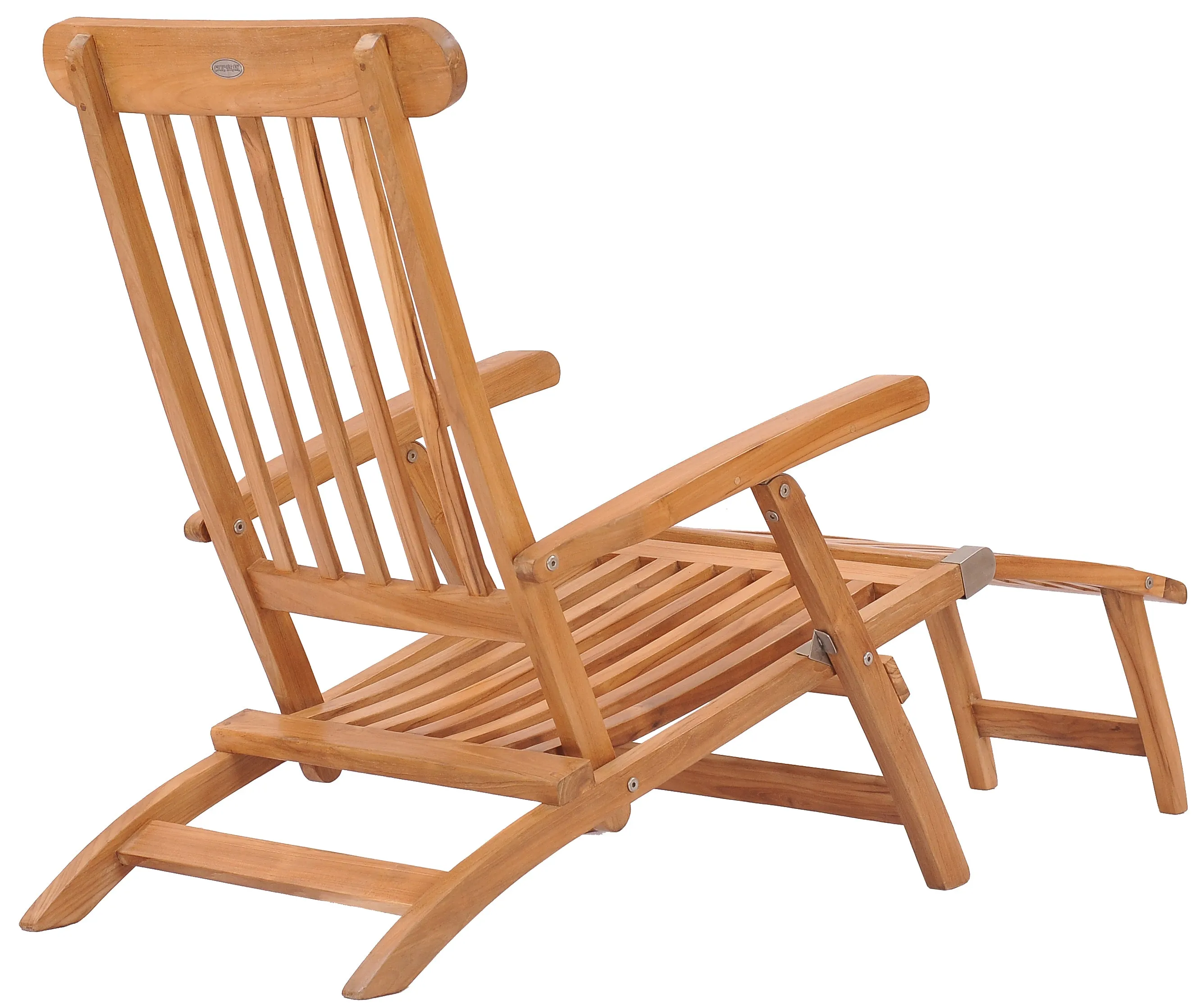 Teak Wood Titanic Outdoor Reclining Steamer Chair