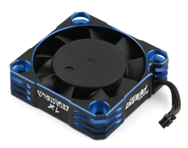 Team Brood BRO-TBR-VENTUSXLEBLUE Ventus XL Aluminum 40mm ESC Fan w/Micro Plug (Blue)