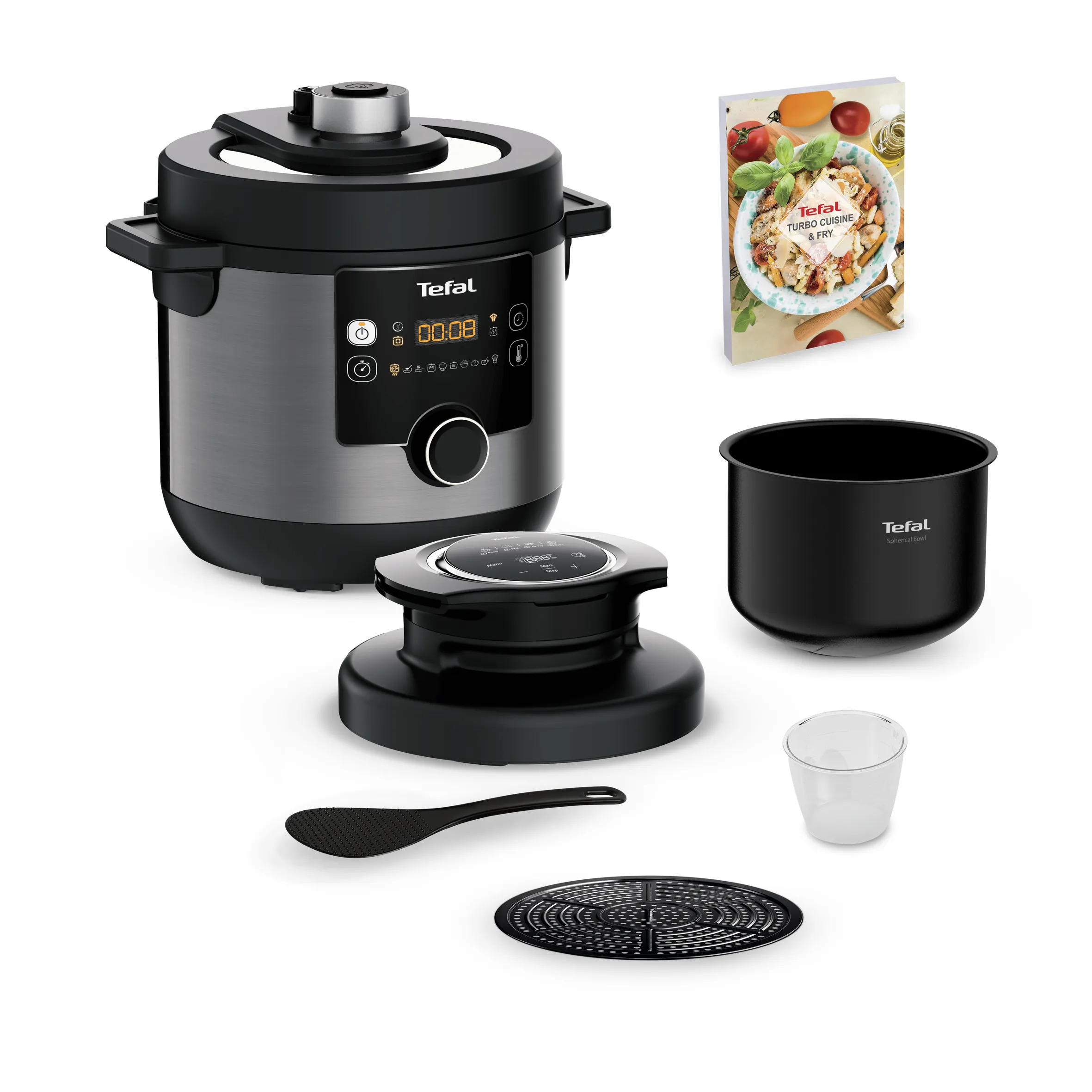 Tefal Turbo Cuisine Maxi & Fry Air Fryer and Multicooker CY7788