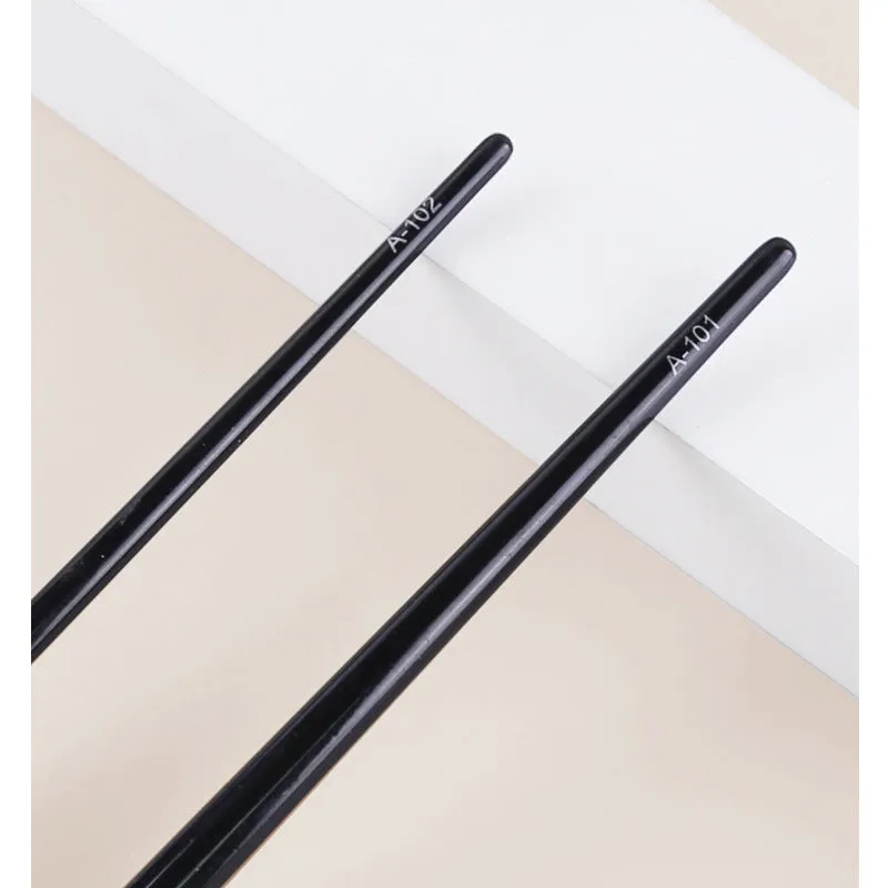 Ultra-thin and ultra-fine beveled blade fiber eyebrow brush eyeliner brush #B1040