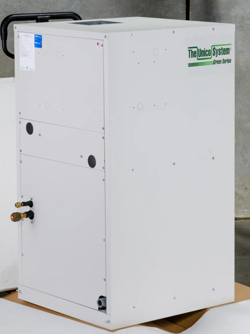 V3642B-1EC2EHC - Vertical Air Handler, SCB, Variable Speed, 120V - 208/230V, 4 Row Coil, (HP) with HWC, E-Coated