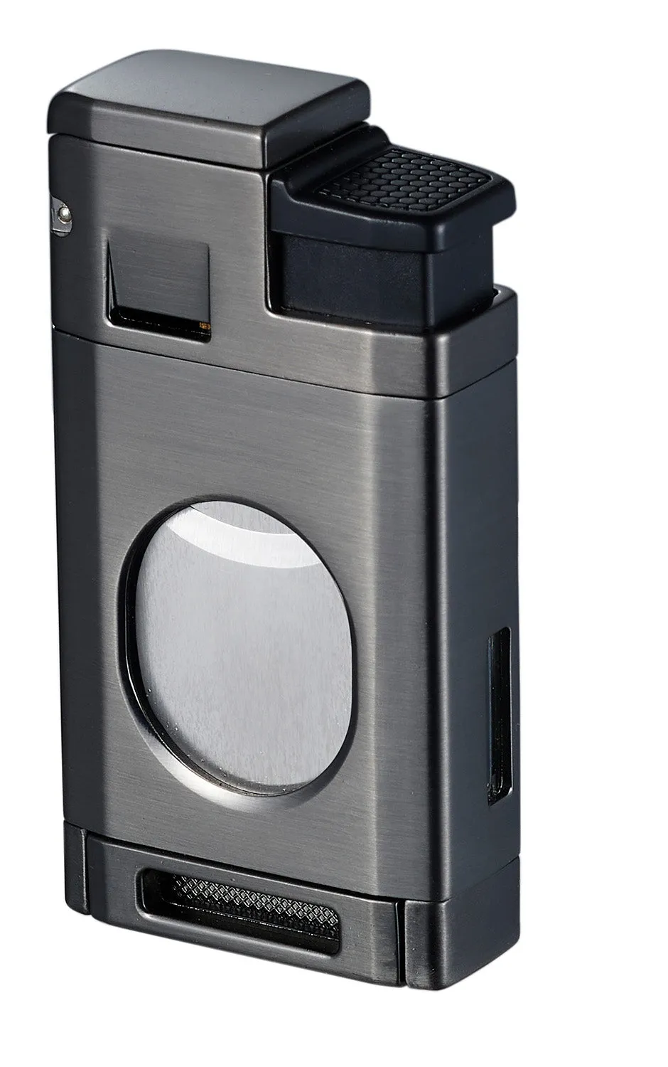 Visol LighCut Gunmetal Triple Torch Flame Lighter and Cigar Cutter