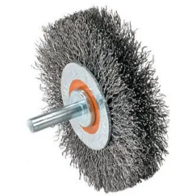 Walter 13C110 1-3/8" x .008" Mounted Wheel Brush with Crimped Wire