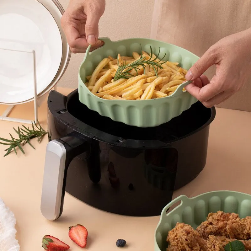 Washable Silicone Reusable Air Fryer Liner Kitchen Accessory