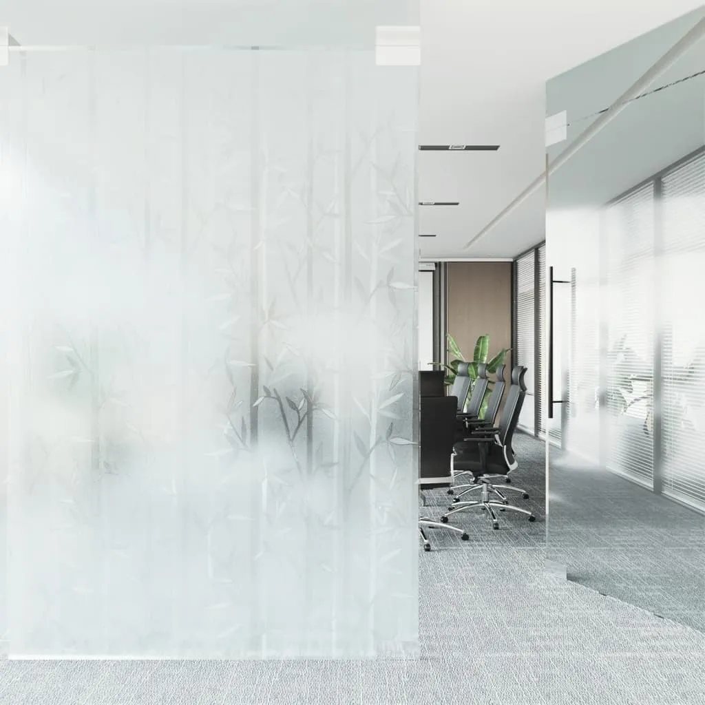 Window Film Frosted Bamboo Pattern 60x500 cm PVC