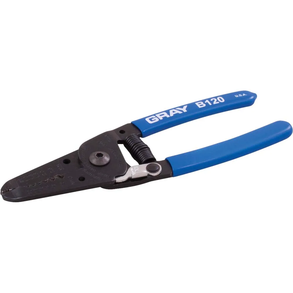 Wire Cutter & Stripper - Gray Tools Wire Cutter/Stripper With Lock, B120