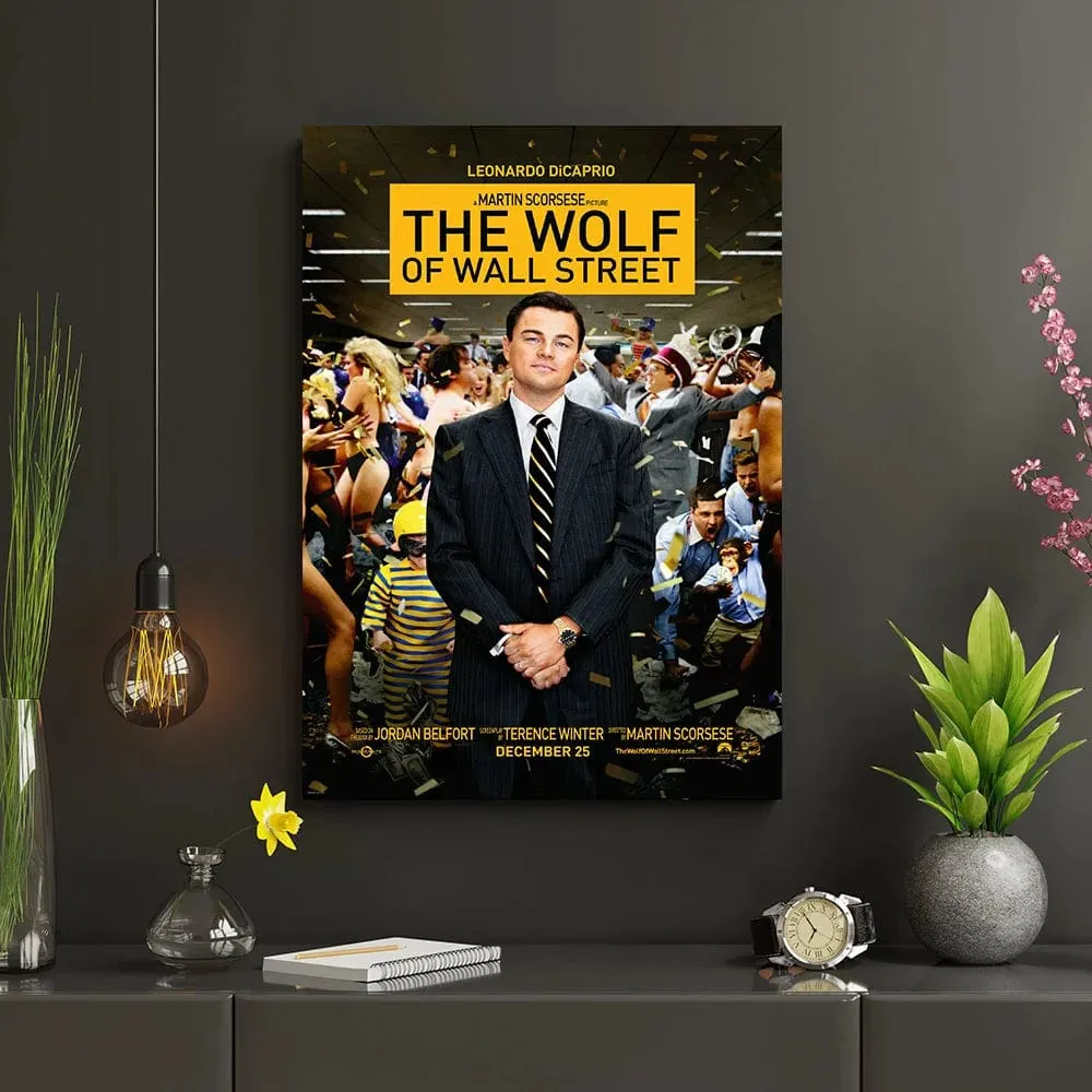 Wolf of Wall Street Legendary Movie Film Artwork Prints Wall Art