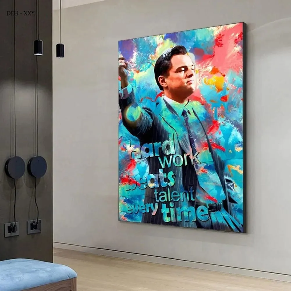 Wolf of Wall Street Legendary Movie Film Artwork Prints Wall Art