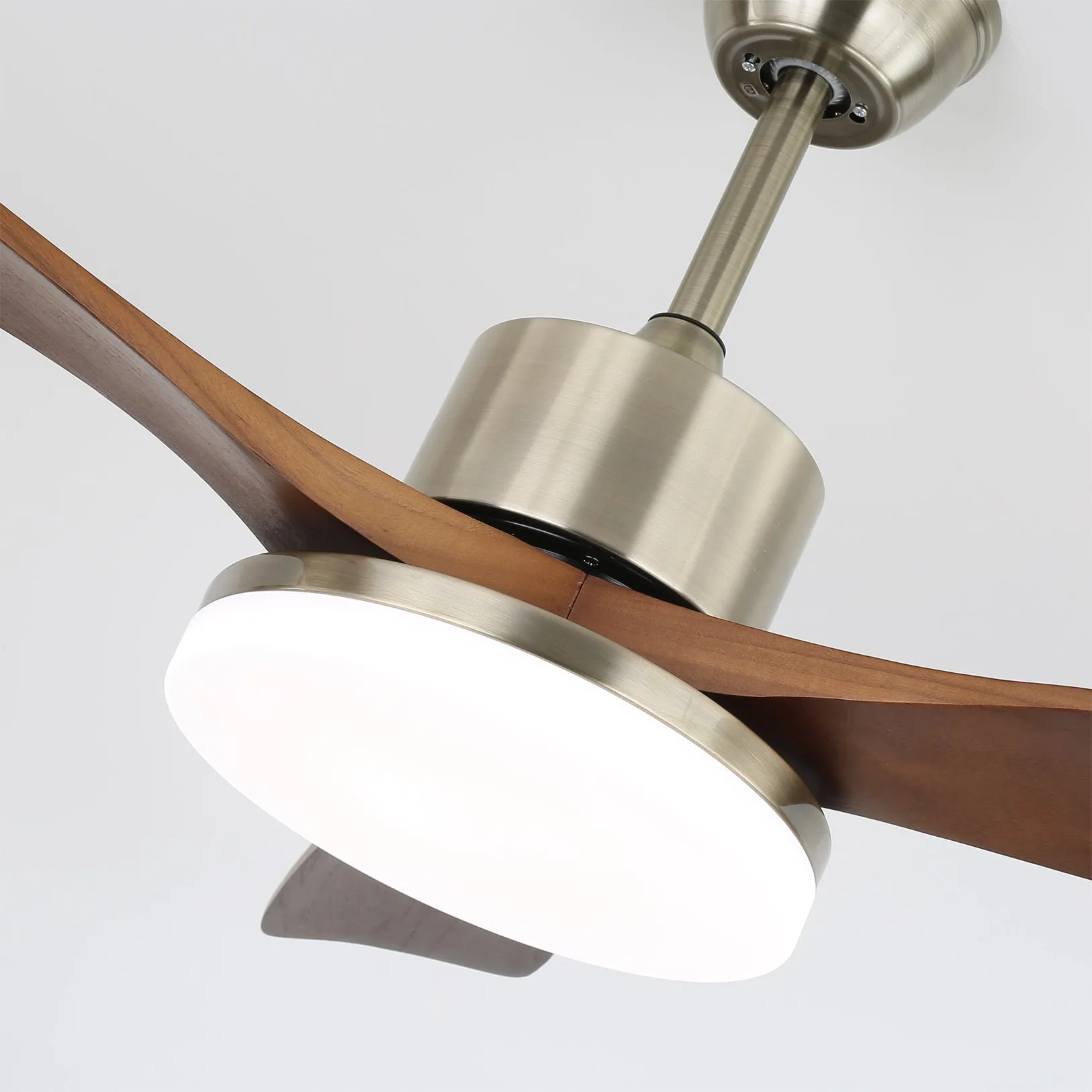 Zephyr Wood Ceiling Fan Light